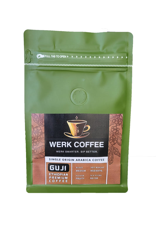 Werk Coffee - Ethiopian Premium Single Origin(Guji) Arabica Coffee Powder