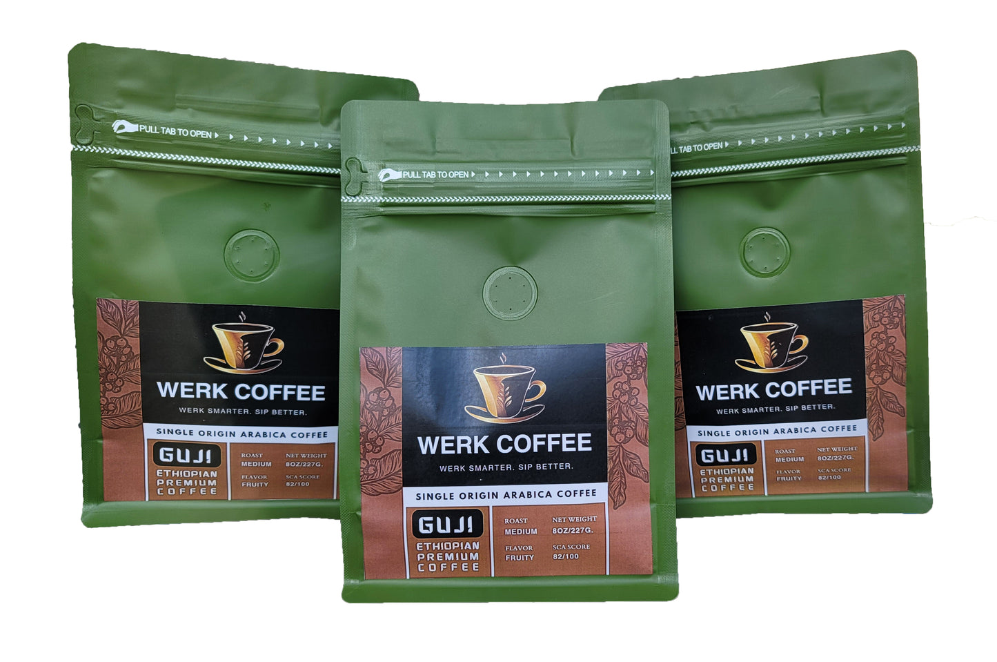 Werk Coffee - Ethiopian Premium Single Origin(Guji) Arabica Coffee Powder