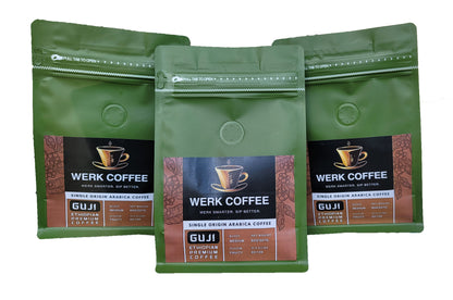 Werk Coffee - Ethiopian Premium Single Origin(Guji) Arabica Coffee Powder